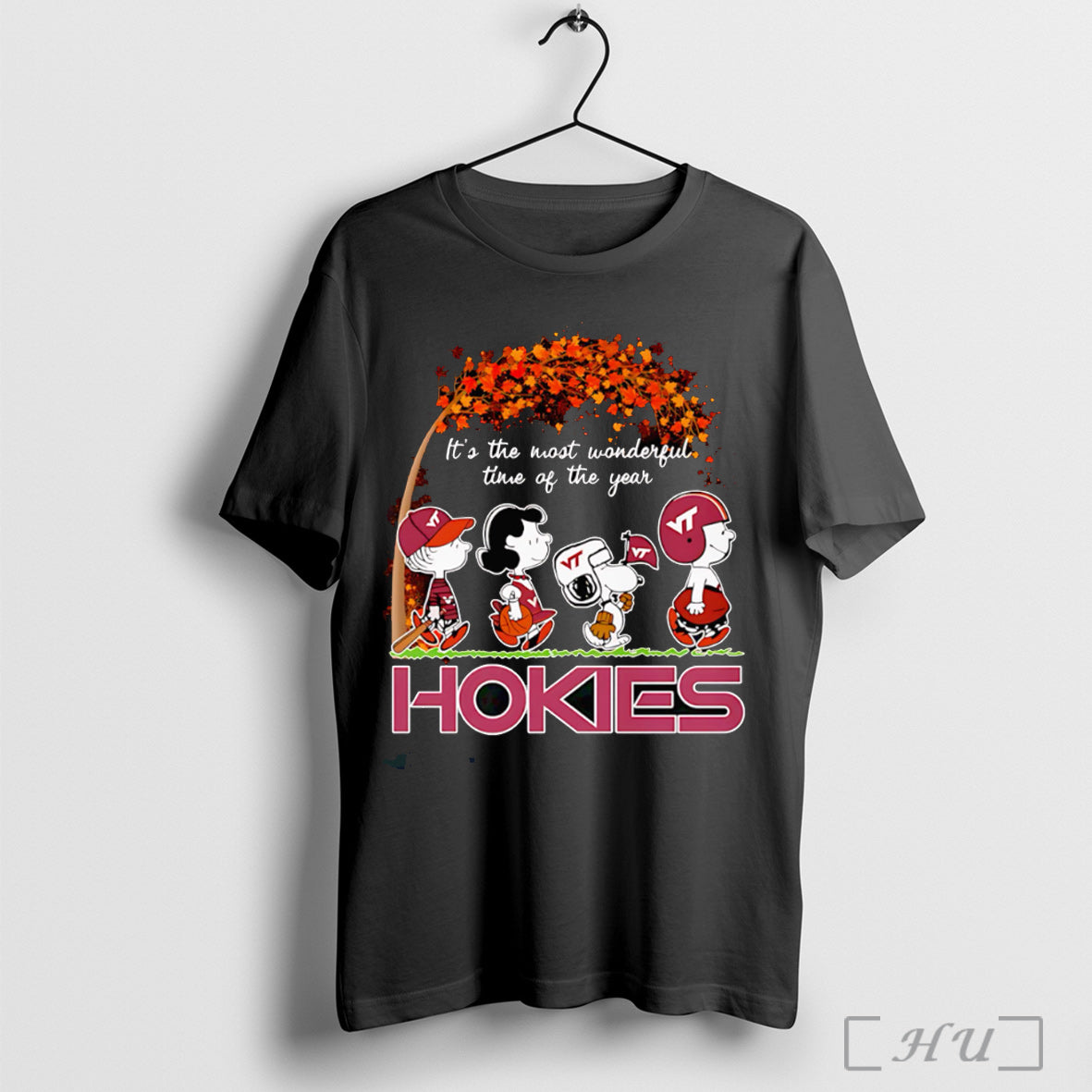 Officials Peanuts Its The Most Wonderful Time Of The Year Hokies Shirt Hoodie Sweater Longsleeve