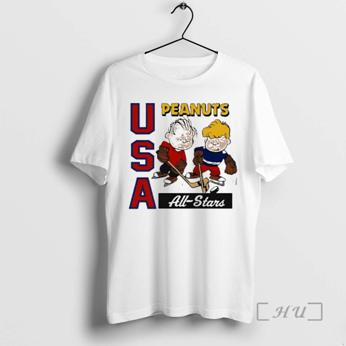 Officials Peanuts X Usa Hockey All Stars Cartoon T-Shirts, Hoodie, Sweatshirt | InkThreadWorks.com