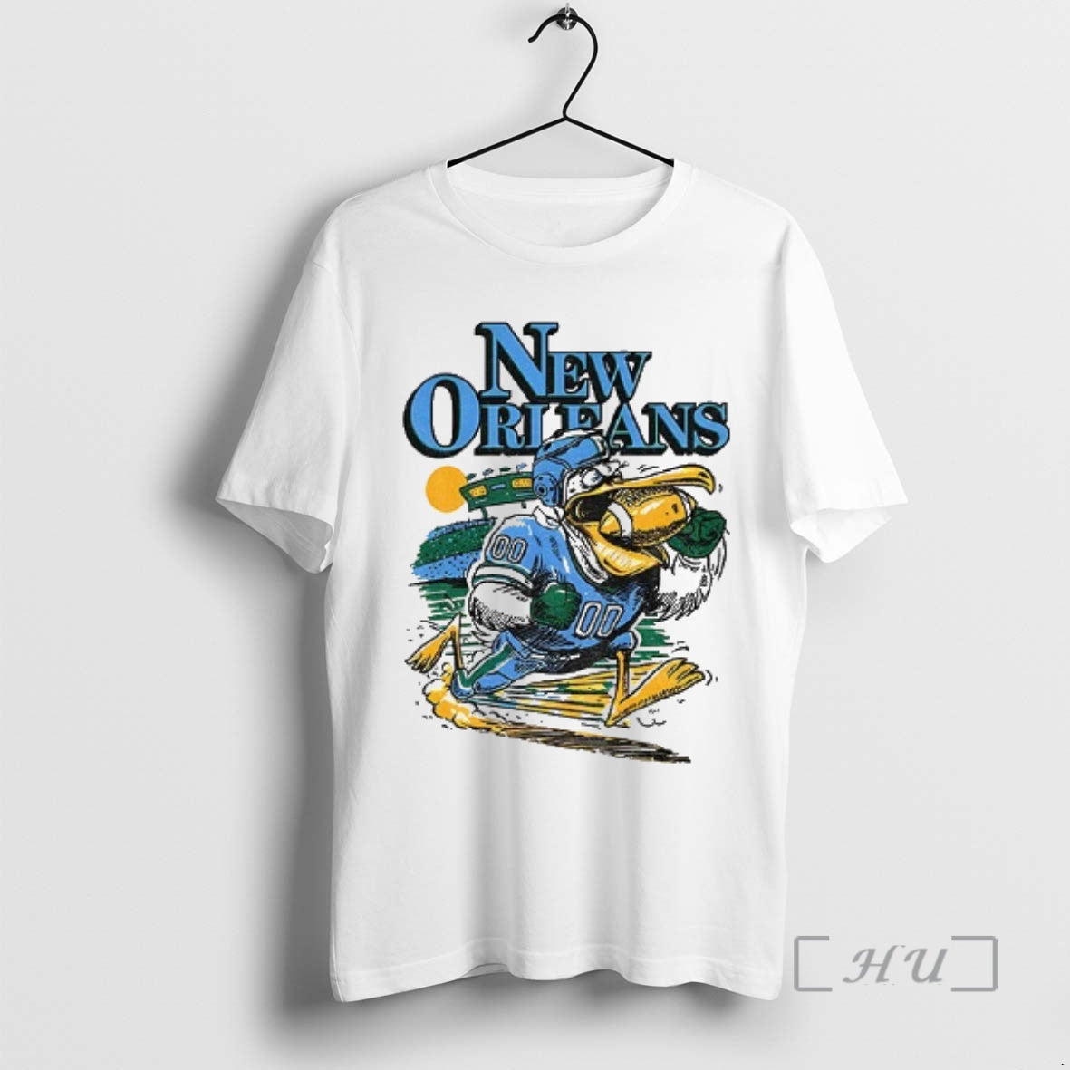 Officials Pelican New Orleans Tulane Green Wave Football Art Vintage T-Shirts, Hoodie, Sweatshirt | InkThreadWorks.com