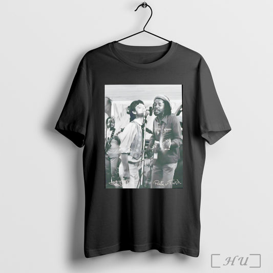 Officials Peter Tosh X Mick Jagger Walk And Dont Look Back T Shirt