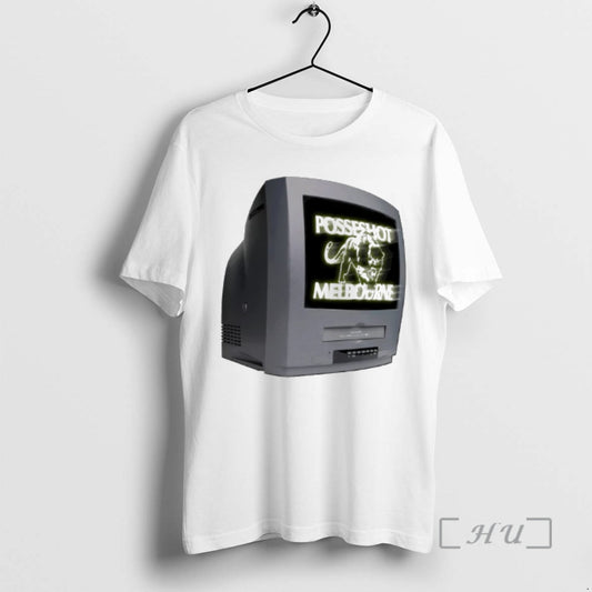 Officials Posseshot Melbourne Tv Glow Front Print T-Shirts, Hoodie, Sweatshirt | InkThreadWorks.com