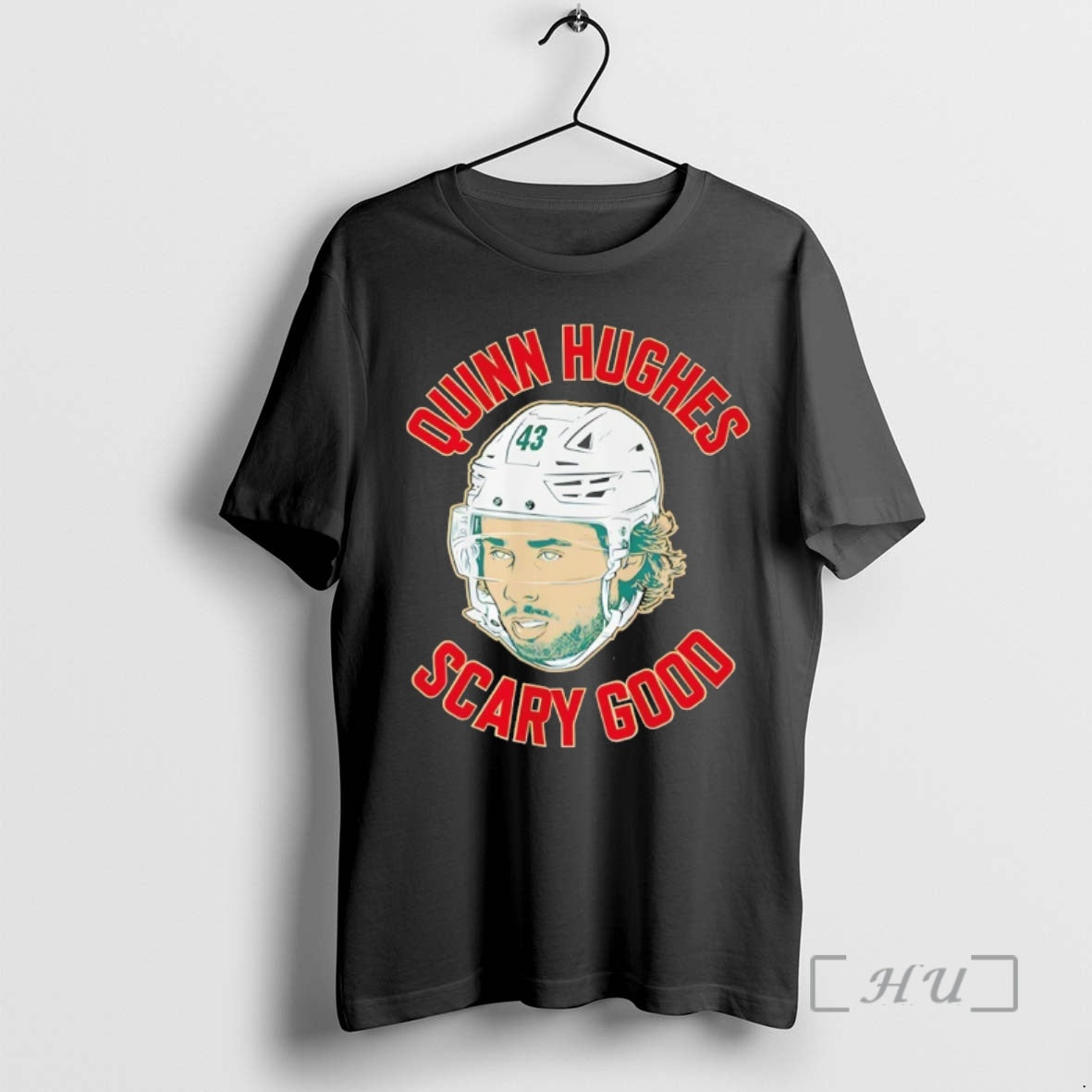 Officials Quinn Hughes Minnesota Wild Hockey Ghost Eyes Scary Good