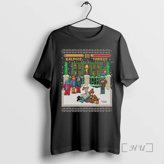 Officials Ralphie Ko Farkus Ugly Christmas T-Shirts, Hoodie, Sweatshirt | InkThreadWorks.com
