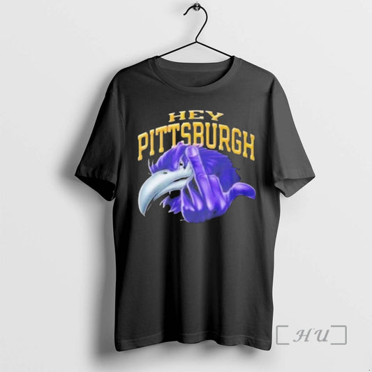 Officials Ravens Hey Pittsburgh Fuck You T-Shirts, Hoodie, Sweatshirt | InkThreadWorks.com