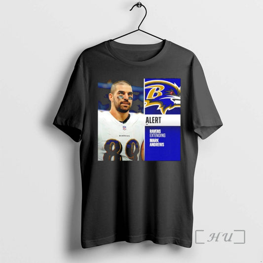 Officials Ravens Mark Andrews Agrees To Terms On Three Year 39 Premium T Shirts Sweater Hoodie, Sweatshirt
