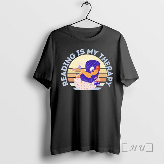 Officials Reading Is My Therapy Graphic T-Shirts, Hoodie, Sweatshirt | InkThreadWorks.com