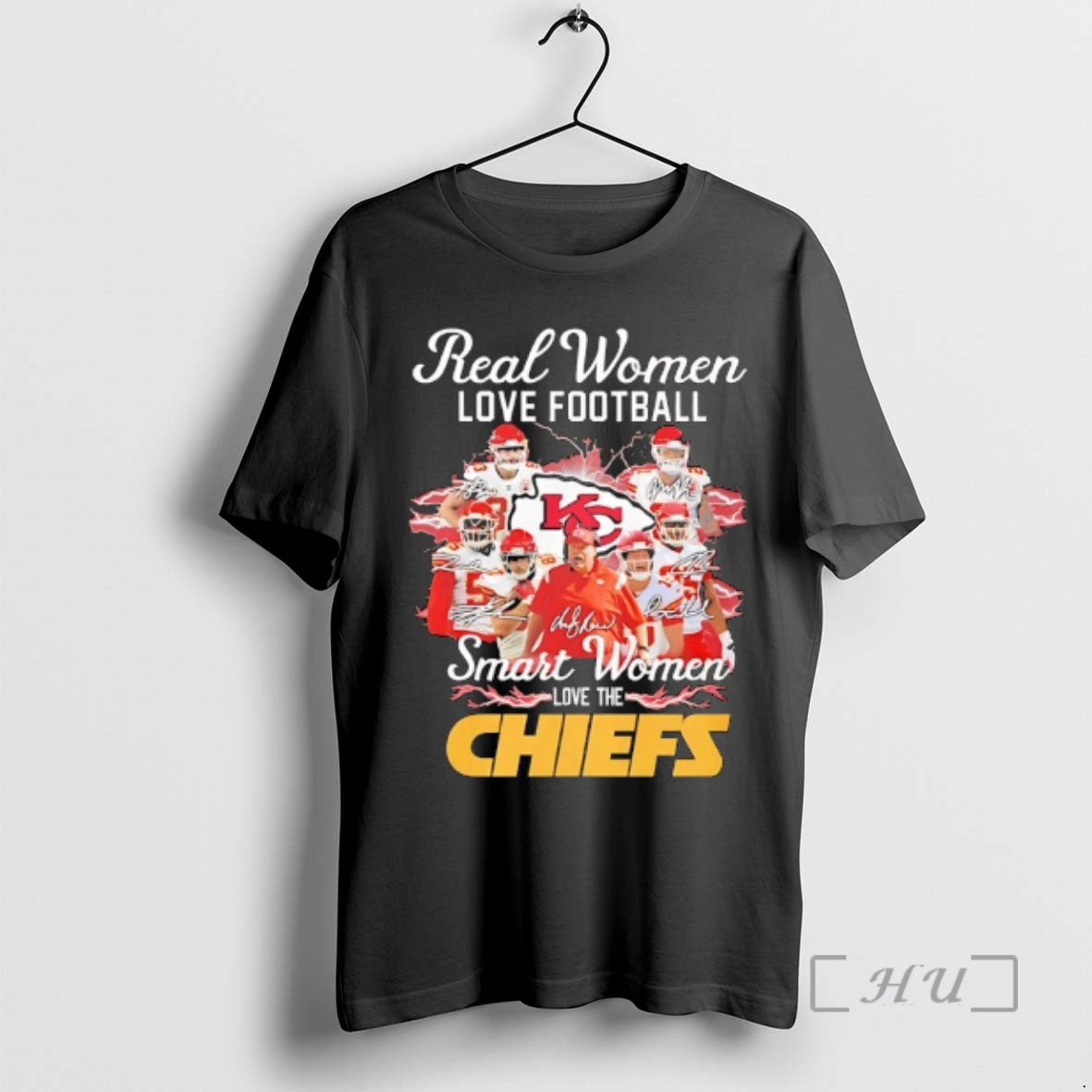 Officials Real Women Love Football Smart Women Love The Kansas City Chiefs Signatures Team Logo T-Shirts, Hoodie, Sweatshirt