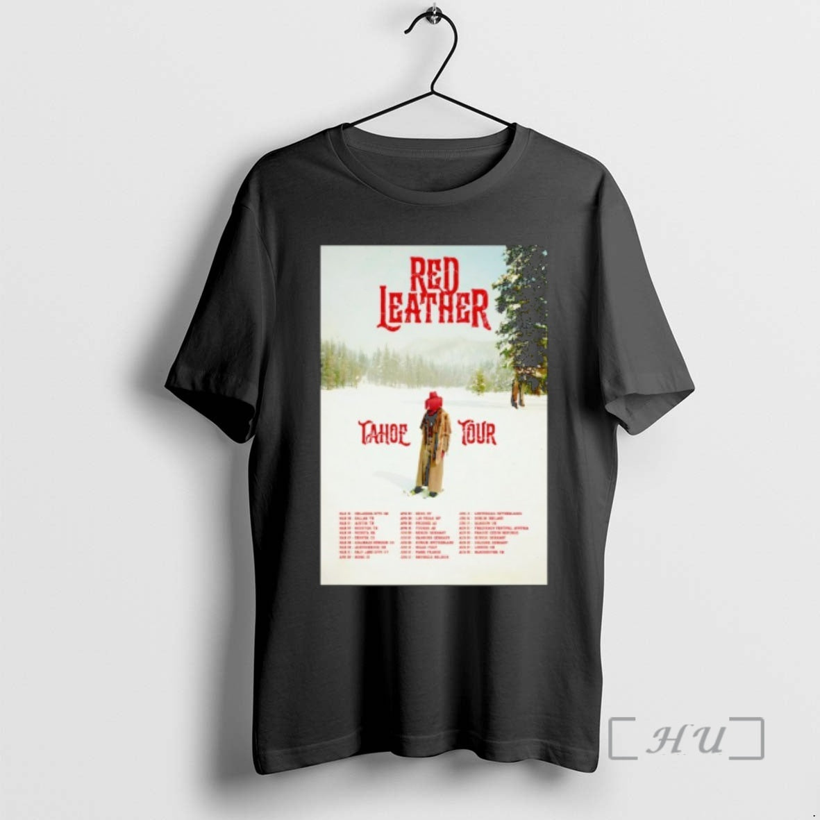 Officials Red Leather Tahoe World Tour 2026 T-Shirts, Hoodie, Sweatshirt | InkThreadWorks.com