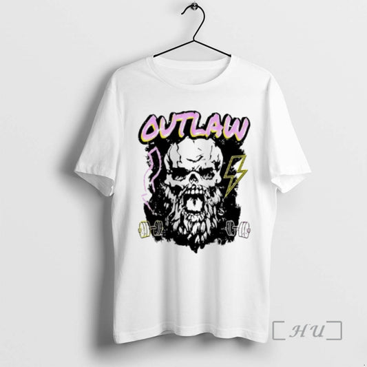 Officials Retro Outlaw Skull Graphic T-Shirts, Hoodie, Sweatshirt | InkThreadWorks.com