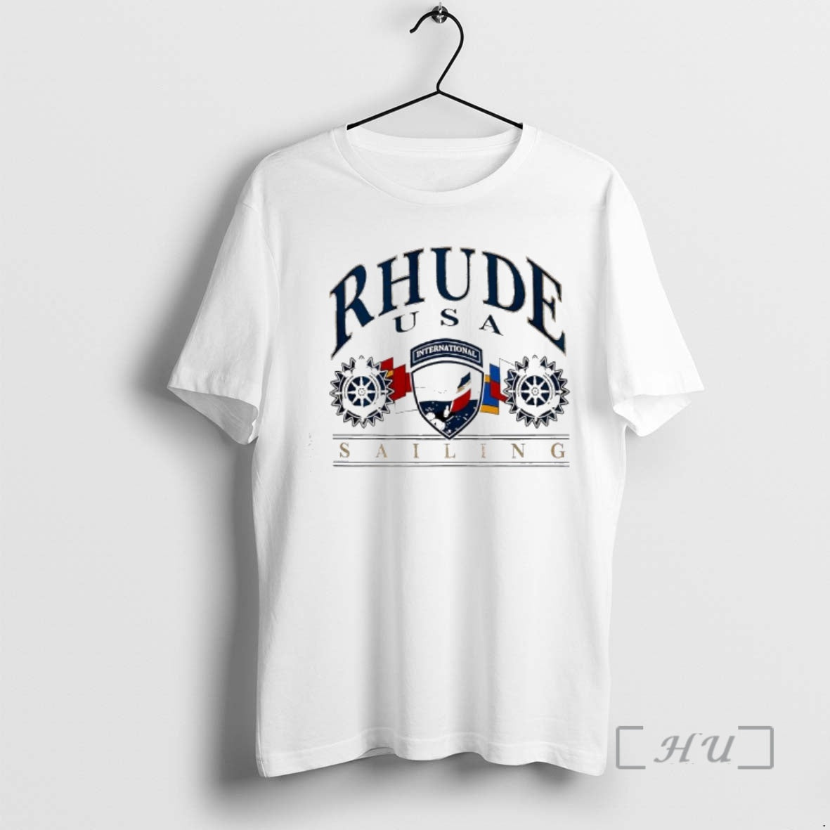 Officials Rhude International Sailing Usa Graphic T-Shirts, Hoodie, Sweatshirt | InkThreadWorks.com