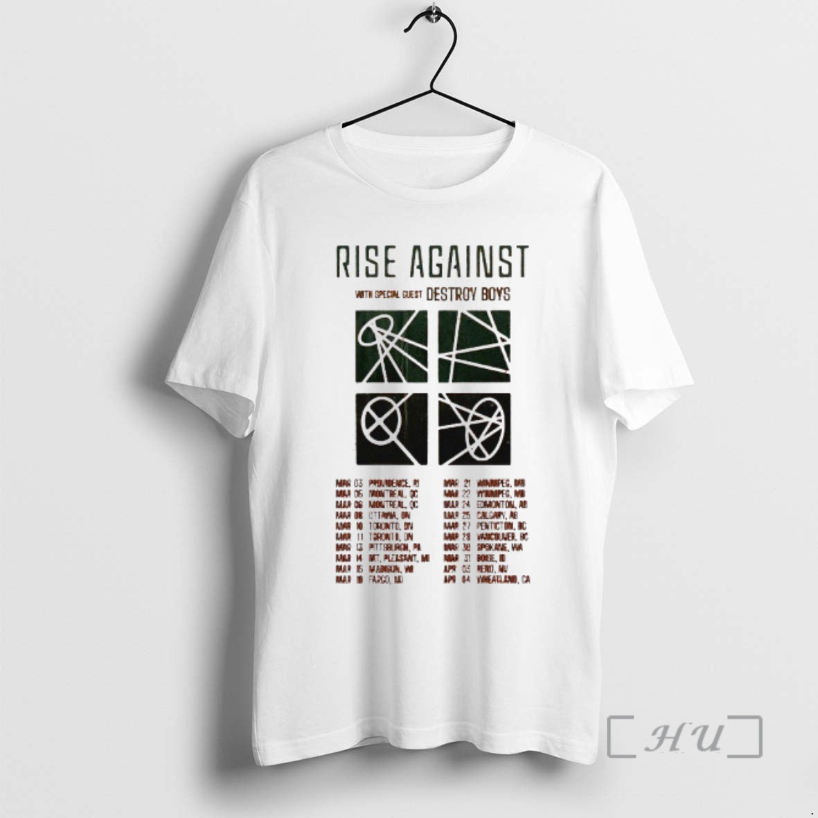 Officials Rise Against Detroy Boys 2026 North America Tour Dates T-Shirts, Hoodie, Sweatshirt | InkThreadWorks.com