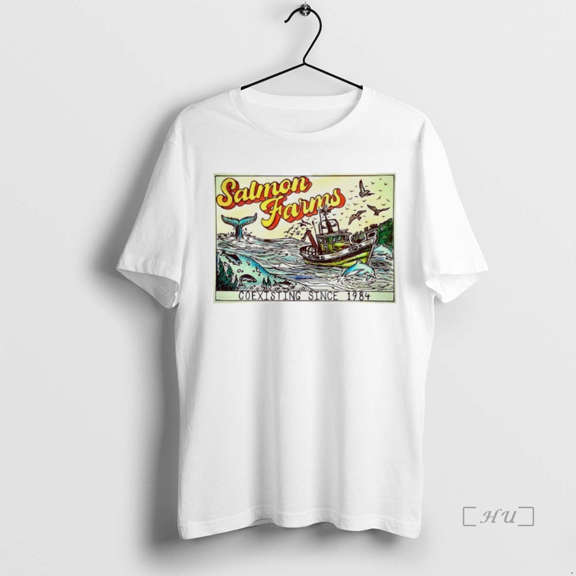 Officials Salmon Farms Coexisting Since 1984 T-Shirts, Hoodie, Sweatshirt | InkThreadWorks.com