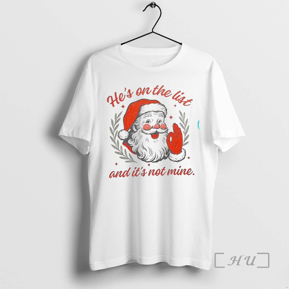 Officials Santa Claus On The List And Its Not Mine Christmas Premium T Shirts Sweater Hoodie, Sweatshirt | InkThreadWorks.com