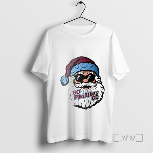 Officials Santa Claus X Philadelphia Phillies Go Phillies Go Baseball 2025 Christmas Premium T Shirts Hoodie, Sweatshirt