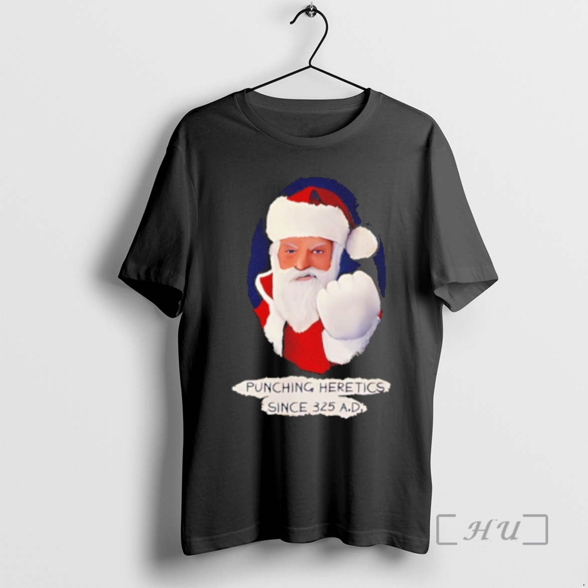 Officials Santa Punching Heretics Since 325 Ad Christmas T-Shirts, Hoodie, Sweatshirt | InkThreadWorks.com