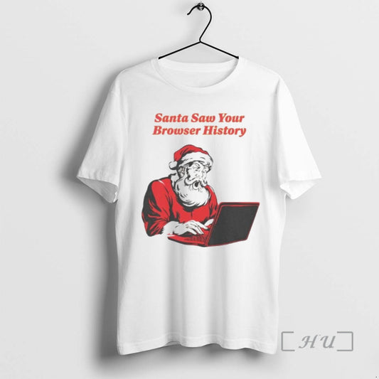 Officials Santa Saw Your Browser History Ornaments T-Shirts, Hoodie, Sweatshirt | InkThreadWorks.com