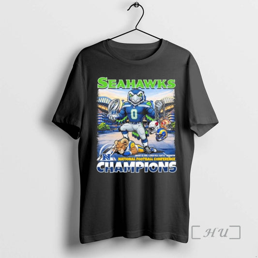 Officials Seahawks Beat Rams Nfc Champions Vintage Mascot T-Shirts, Hoodie, Sweatshirt | InkThreadWorks.com