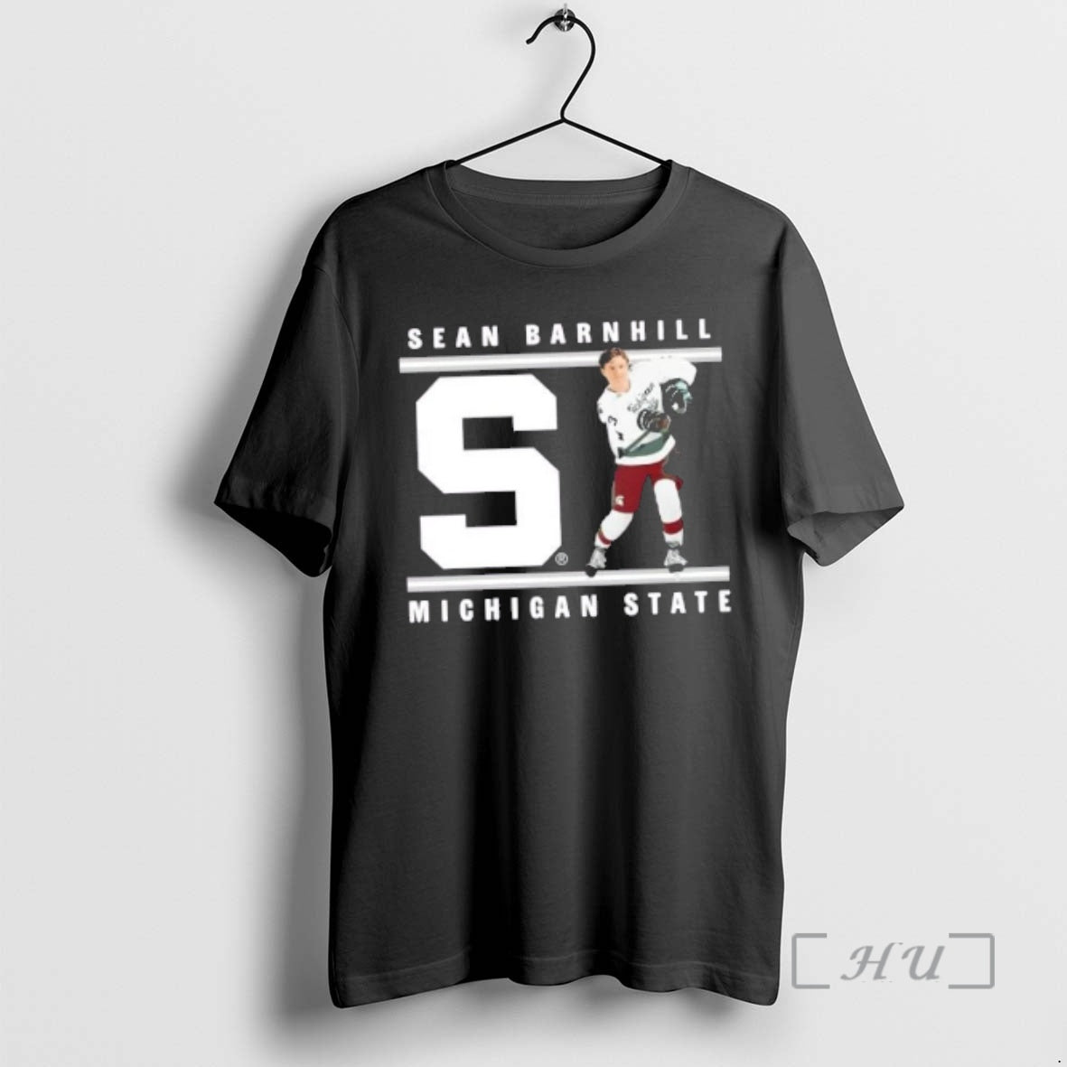Officials Sean Barnhill Michigan State Forest Green Letter T-Shirts, Hoodie, Sweatshirt | InkThreadWorks.com
