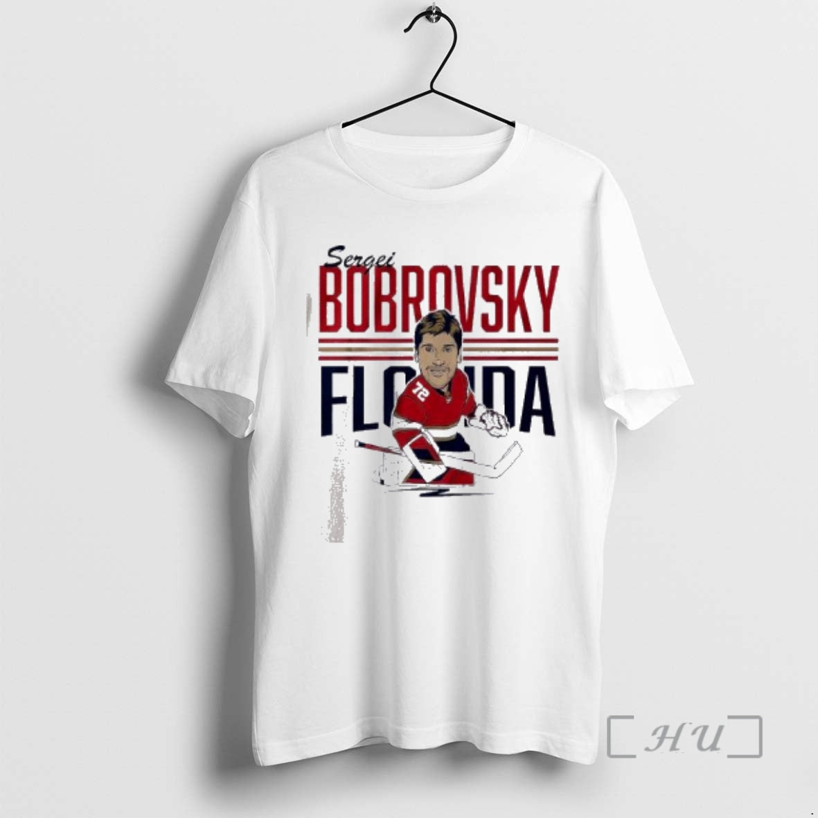 Officials Sergei Bobrovsky Center Ice Caricature T-Shirts, Hoodie, Sweatshirt | InkThreadWorks.com