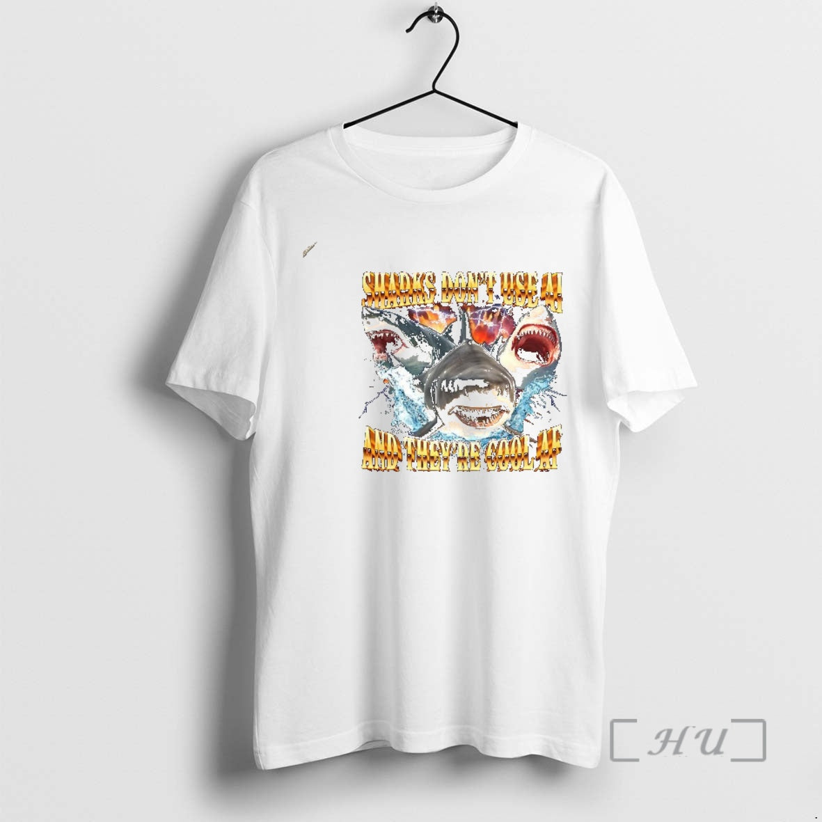 Officials Sharks Dont Use Ai And Theyre Cool Af Graphic T-Shirts, Hoodie, Sweatshirt | InkThreadWorks.com