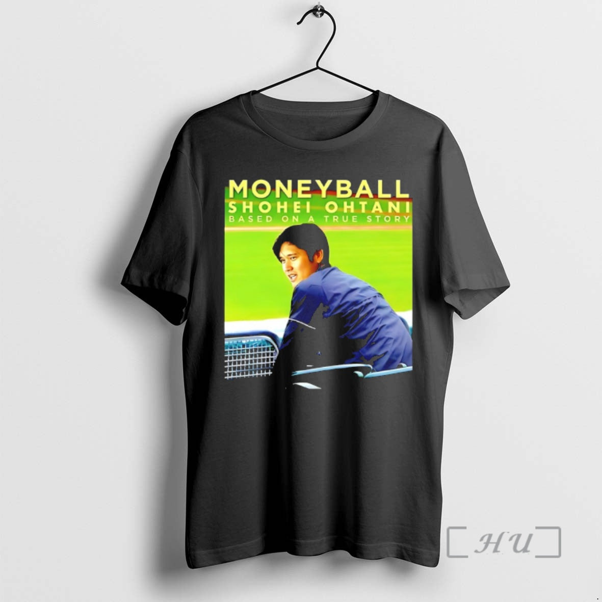 Officials Shohei Ohtani Based On A True Story Buck Moneyball T-Shirts, Hoodie, Sweatshirt | InkThreadWorks.com