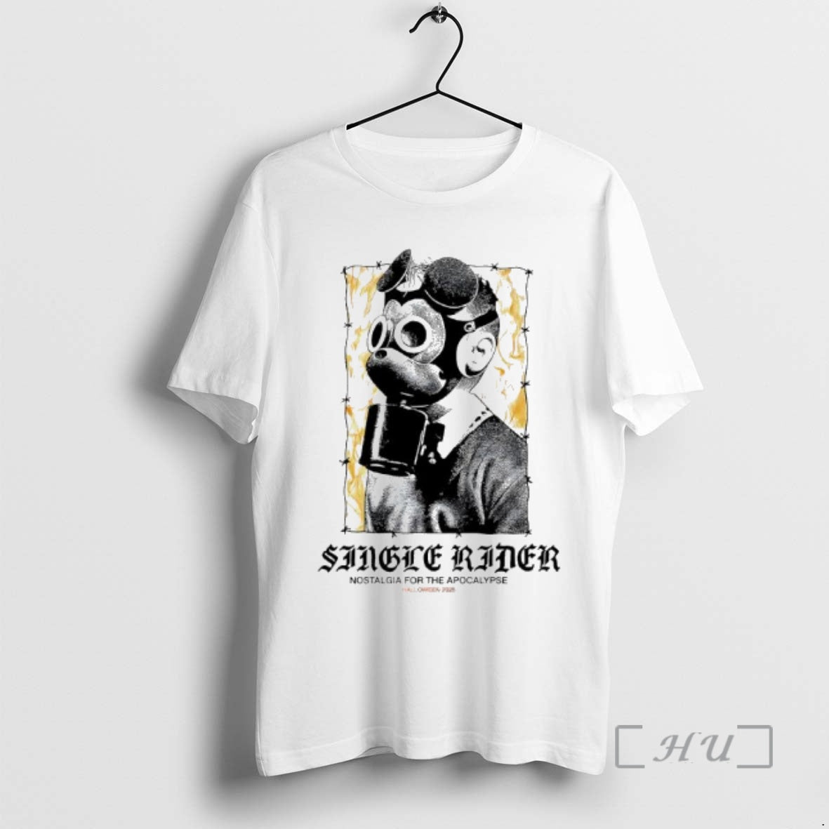 Officials Single Rider Nostalgia For The Apocalypse Halloween 2025 Graphic T-Shirts, Hoodie, Sweatshirt | InkThreadWorks.com
