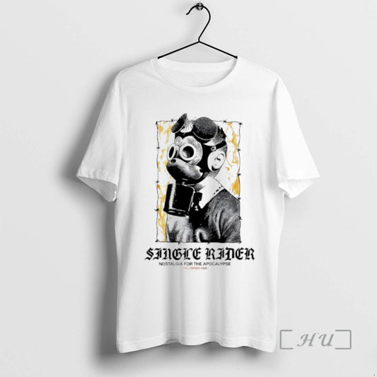 Officials Single Rider Nostalgia For The Apocalypse Halloween 2025 Graphic T-Shirts, Hoodie, Sweatshirt | InkThreadWorks.com