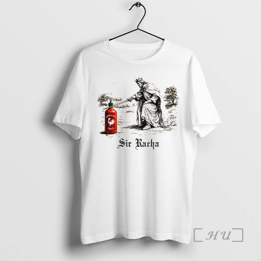 Officials Sir Racha Sriracha Knighthood Sketch Caricature T-Shirts, Hoodie, Sweatshirt | InkThreadWorks.com