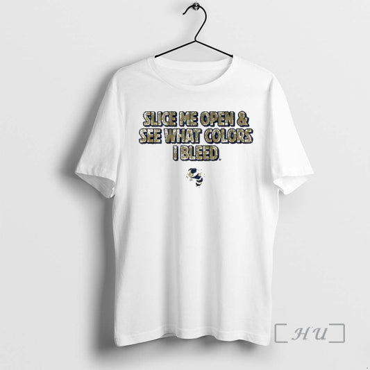 Officials Slice Me Open And See What Colors I Bleed Text Vintage Premium T Shirts Hoodie, Sweatshirt | InkThreadWorks.com