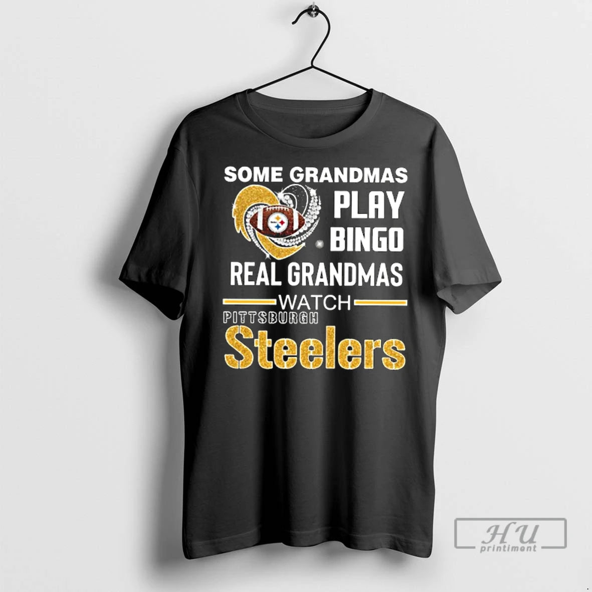 Officials Some Grandmas Play Bingo Real Grandmas Watch Steelers T Shirts
