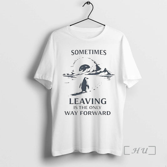 Officials Sometimes Leaving Is The Only Forward Nihilist Penguin T-Shirts, Hoodie, Sweatshirt | InkThreadWorks.com
