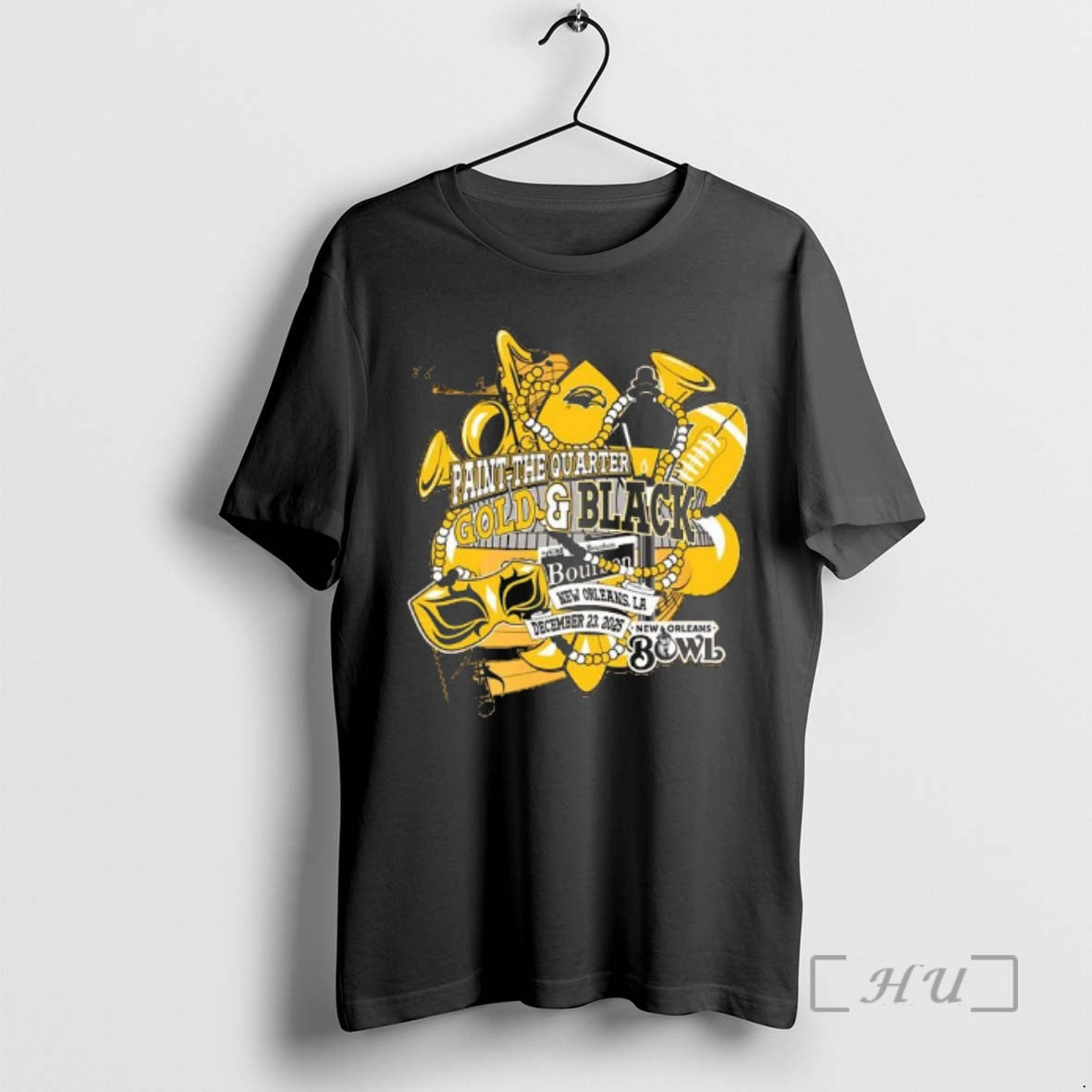 Officials Southern Miss Football 2025 New Orleans Bowl Paint The Quarter Premium T Shirts Sweater Hoodie, Sweatshirt