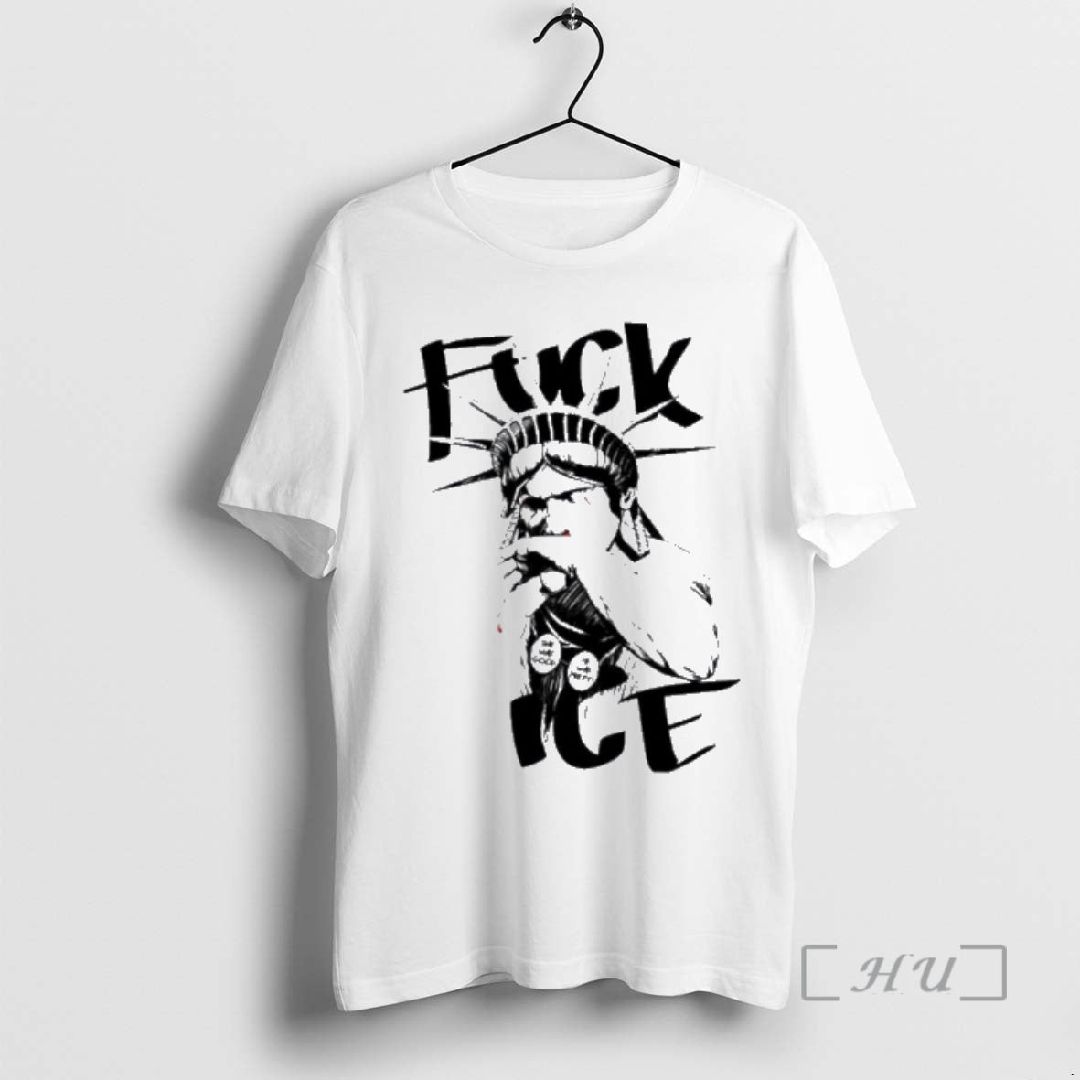 Officials Statue Of Liberty Fuck Ice T-Shirts, Hoodie, Sweatshirt | InkThreadWorks.com