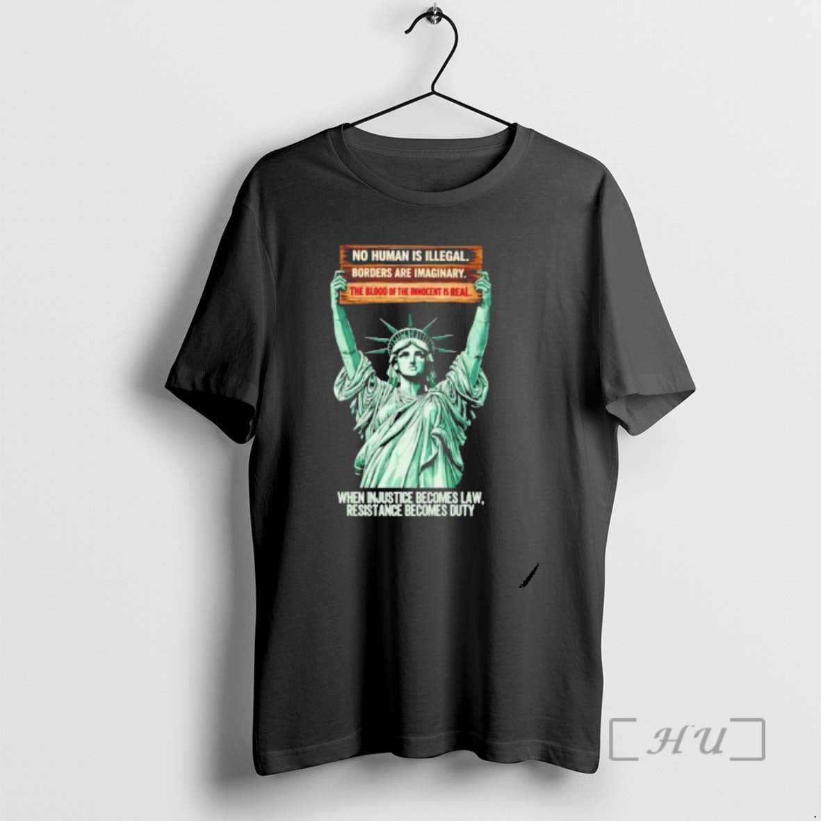 Officials Statue Of Liberty When Injustice Becomes Law Resistance Becomes Duty Premium T Shirts Sweater Hoodie, Sweatshirt