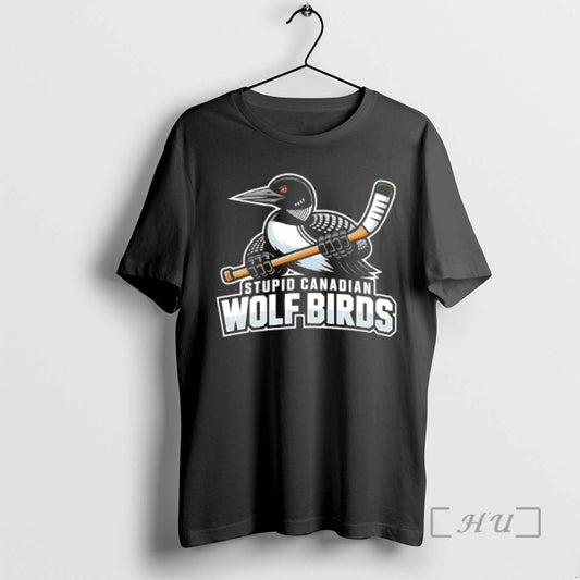 Officials Stupid Canadian Wolf Bird Hockey Duck T-Shirts, Hoodie, Sweatshirt | InkThreadWorks.com