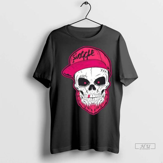 Officials Swoggle Pink Skull T Shirts