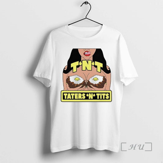 Officials Tnt Taters N Tits Stevie Janowski T-Shirts, Hoodie, Sweatshirt | InkThreadWorks.com