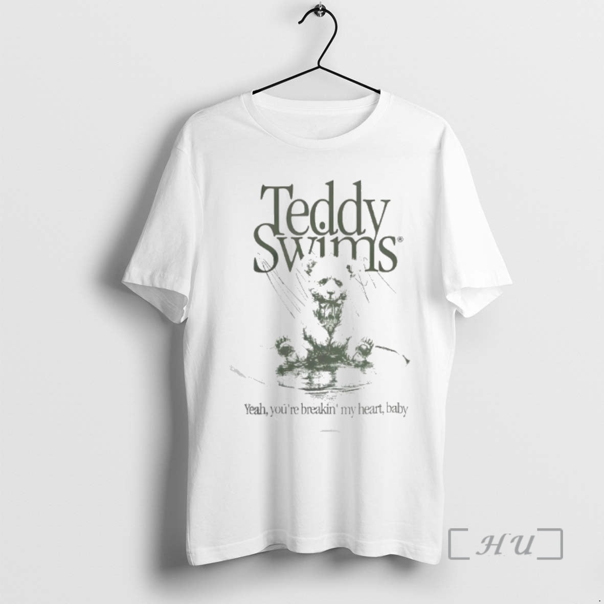 Officials Teddy Swims Yeah Youre Breakin My Heart Baby T-Shirts, Hoodie, Sweatshirt | InkThreadWorks.com