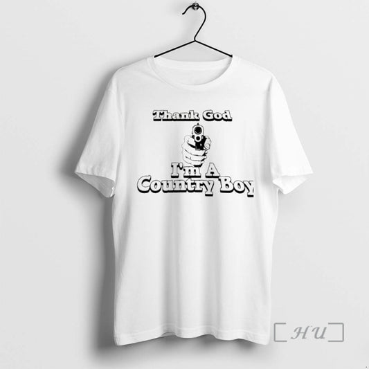 Officials Thank God Im A Country Boy T-Shirts, Hoodie, Sweatshirt | InkThreadWorks.com