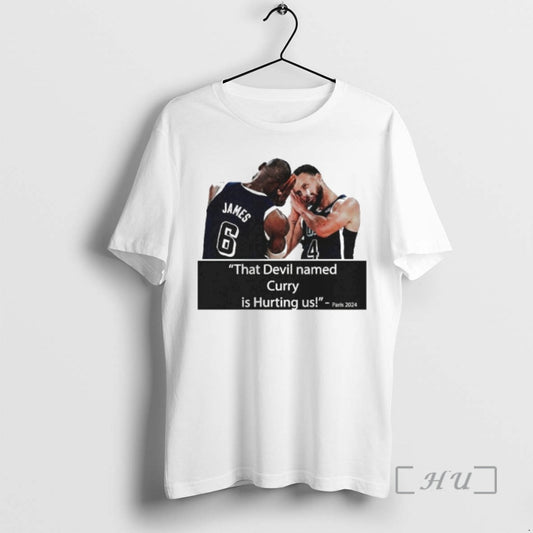 Officials That Devil Named Curry Is Hurting Us Paris 2024 T-Shirts, Hoodie, Sweatshirt | InkThreadWorks.com