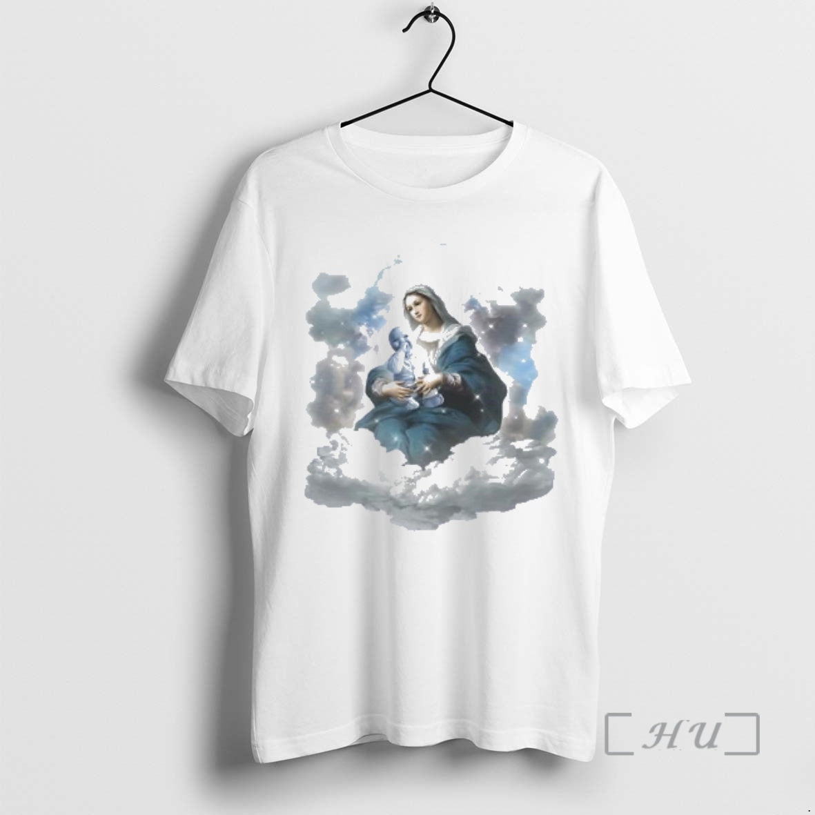 Officials The Blessed Virgin Mary Holding Ai Baby T-Shirts, Hoodie, Sweatshirt | InkThreadWorks.com