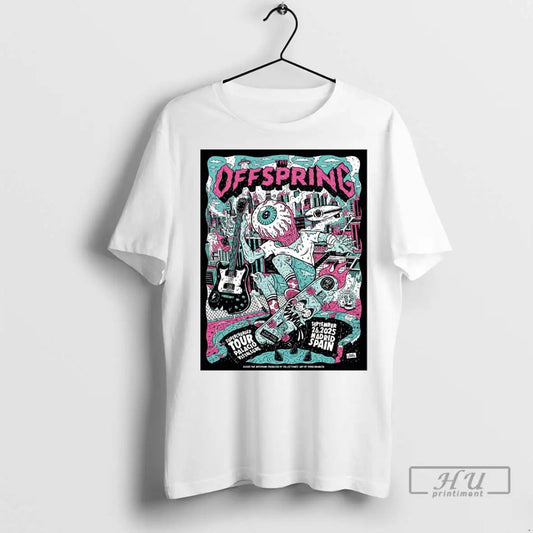 Officials The Offspring Supercharged Tour Palacio Vistalegre In Madrid Spain September 26 2025 T Shirts