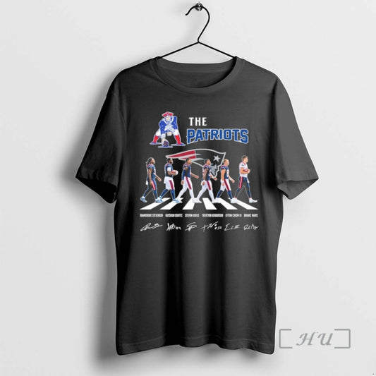 Officials The Patriots Player Abbey Road Signature T-Shirts, Hoodie, Sweatshirt | InkThreadWorks.com