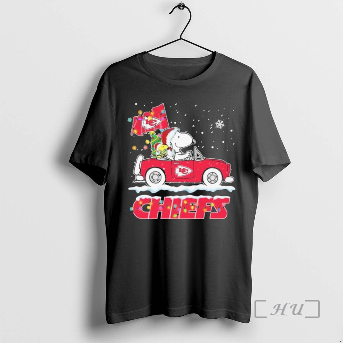 Officials The Peanuts X Kansas City Chiefs Driving Car Christmas T-Shirts, Hoodie, Sweatshirt | InkThreadWorks.com