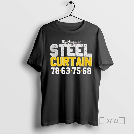 Officials The Steel Curtain 78 63 75 68 T-Shirts, Hoodie, Sweatshirt | InkThreadWorks.com