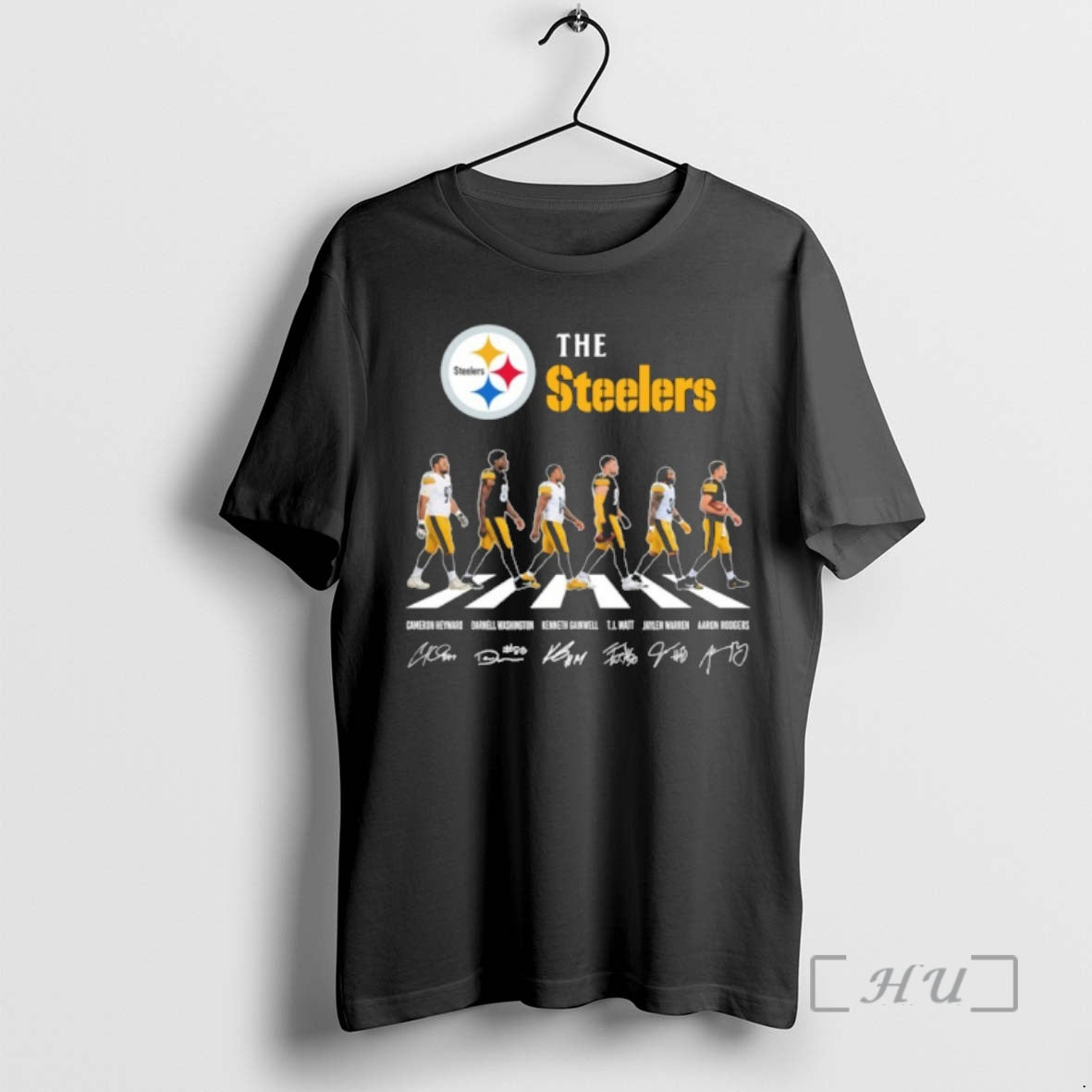 Officials The Steelers Player Abbey Road Signature T-Shirts, Hoodie, Sweatshirt | InkThreadWorks.com