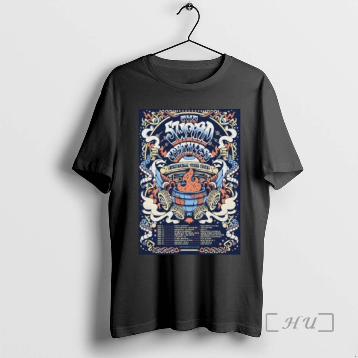 Officials The Sword And Earthless Eu Tour 2026 Circle Black T-Shirts, Hoodie, Sweatshirt | InkThreadWorks.com