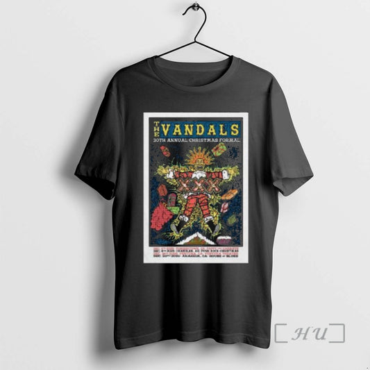 Officials The Vandals December 5 2025 In Pioneertown Ca Circle Black Premium T Shirts Sweater Hoodie, Sweatshirt