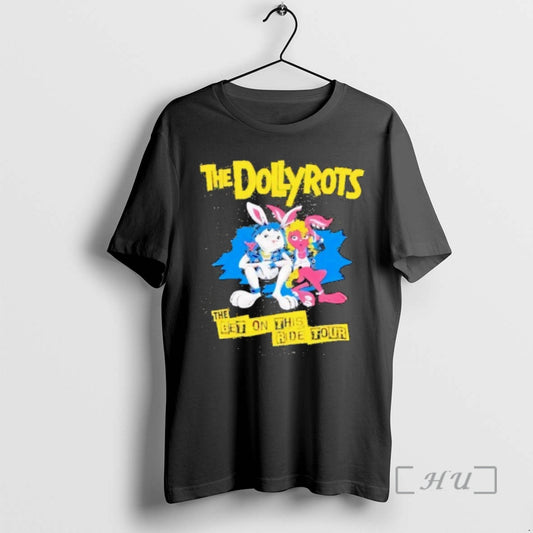 Officials The Dollyrots The Get On This Ride Summer Tour 2025 Bunny Premium T Shirts Hoodie, Sweatshirt | InkThreadWorks.com