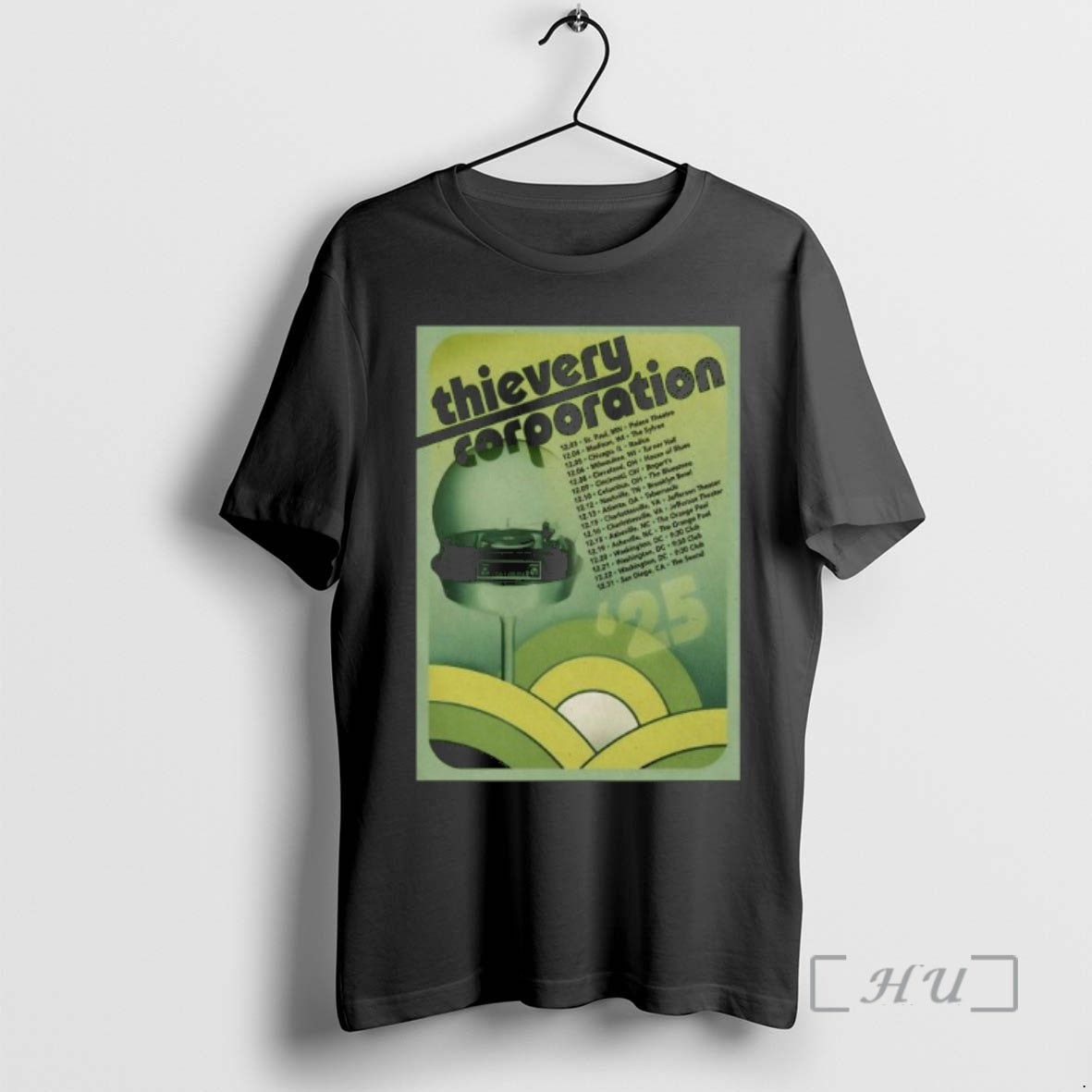Officials Thievery Corporation December 2025 Shows T-Shirts, Hoodie, Sweatshirt | InkThreadWorks.com
